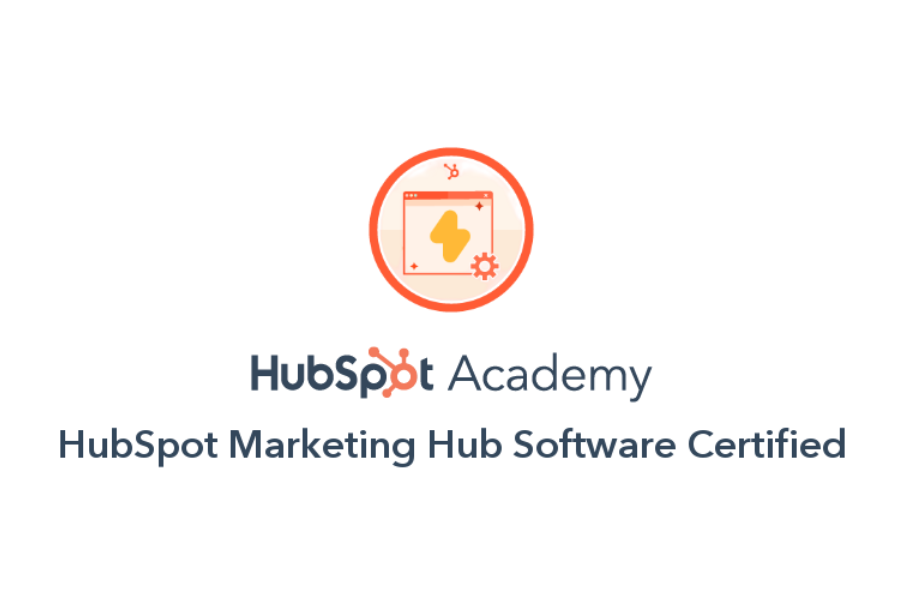 HubSpot Marketing Hub Software Certified